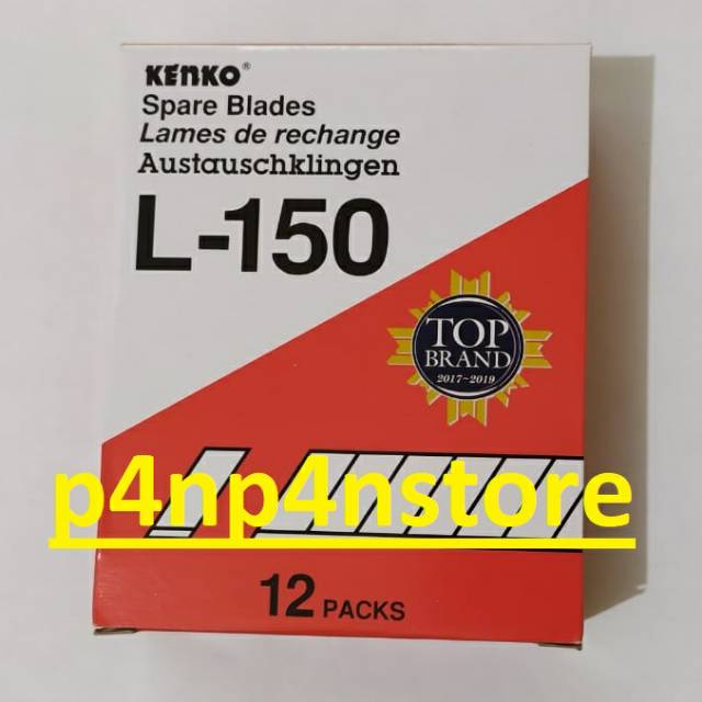 

Isi cutter Kenko L-150 (18mm) / Kenko Cutter Blade L-150 (18mm)