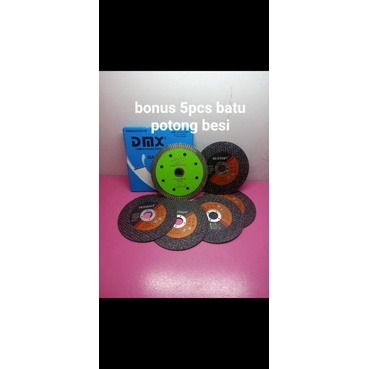 dmx batik bonus 5pcs batu potong besi - pisau dmx potong granit bonus tricraf