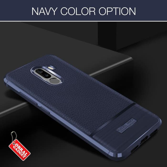 Soft Leather Case Xiaomi Pocophone F1 Softcase Silikon Casing Cover