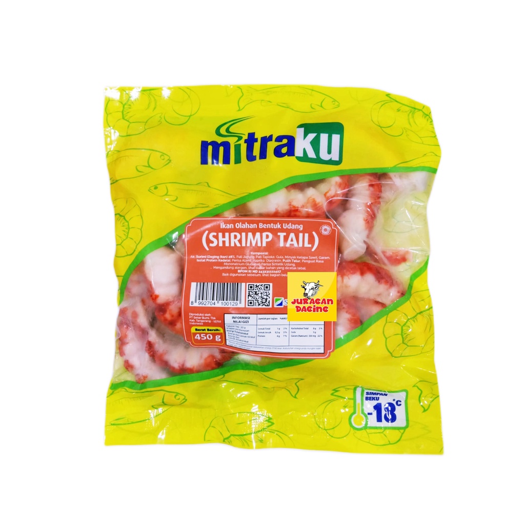 

Mitraku Shrimp Tail 450gr