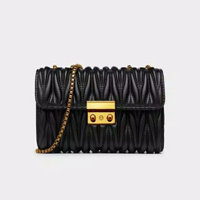 Tas selempang rantai emas