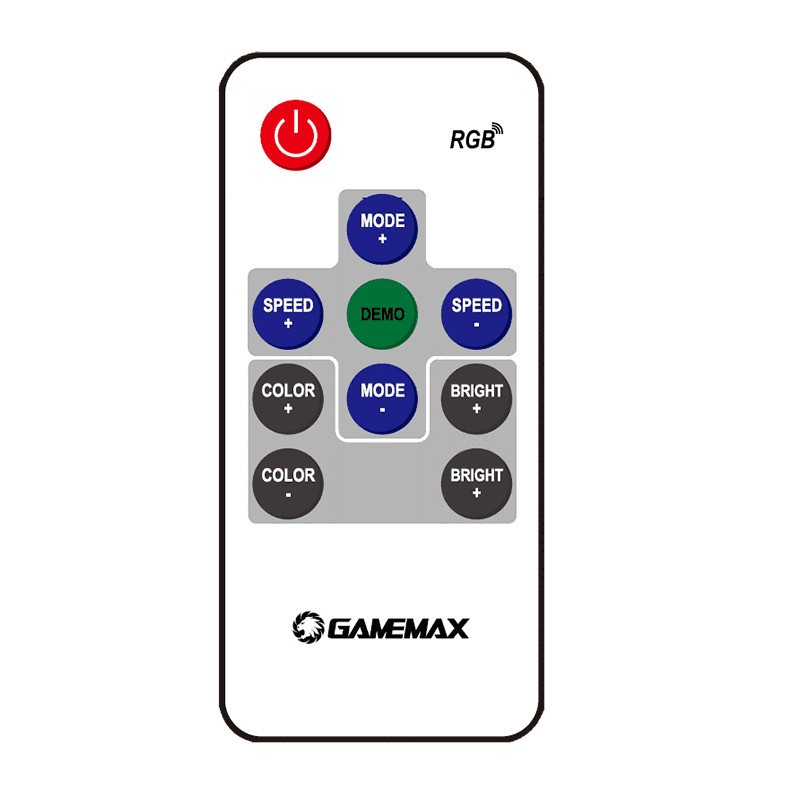 Gamemax Controller PWM + Rainbow Remote ARGB Hub V3.0 Fan Led Strip