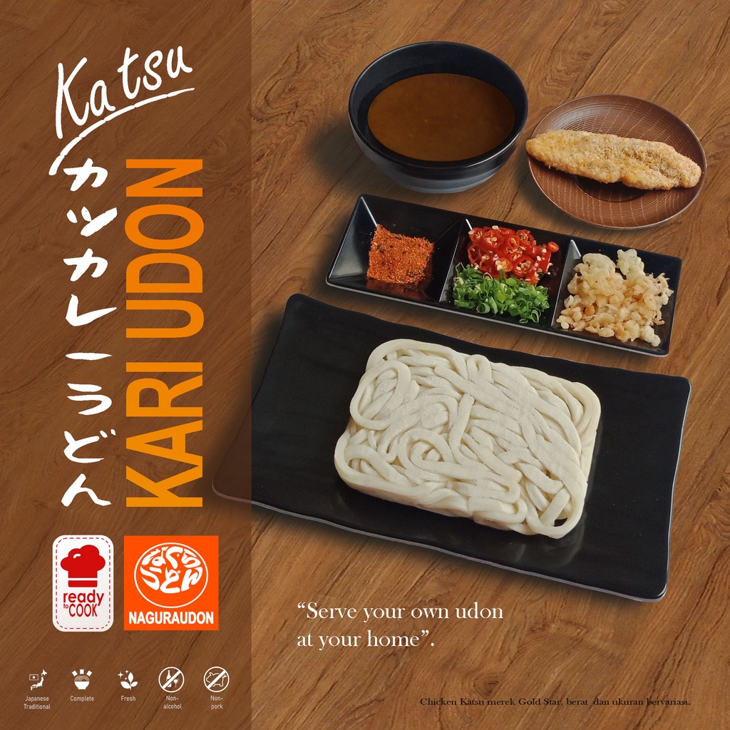 

Kari Katsu Udon NAGURAUDON Ready to Cook