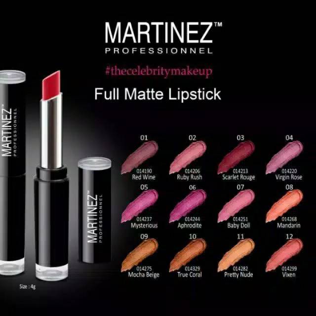 Martinez full matte lipstik