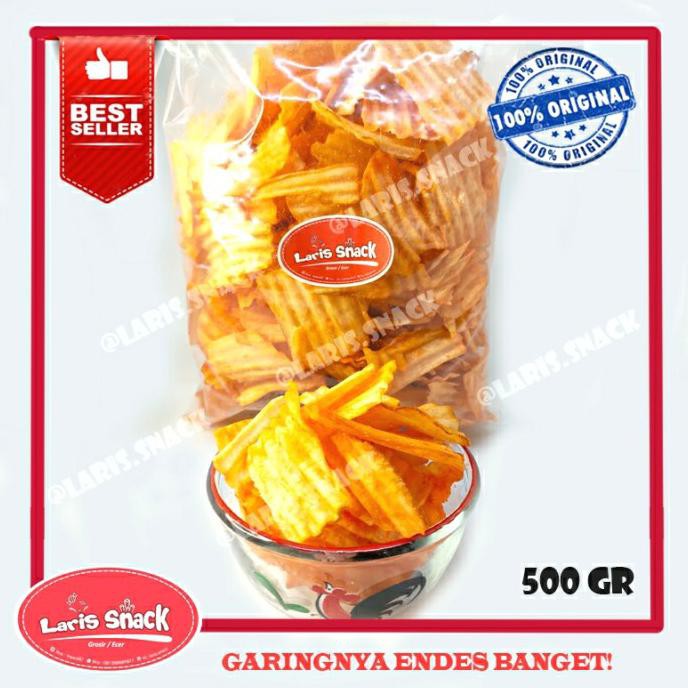 

BISA COD Keripik Singkong Balado Chips Tes Kiloan Curah 500 Gram BERGARANSI Kode 908