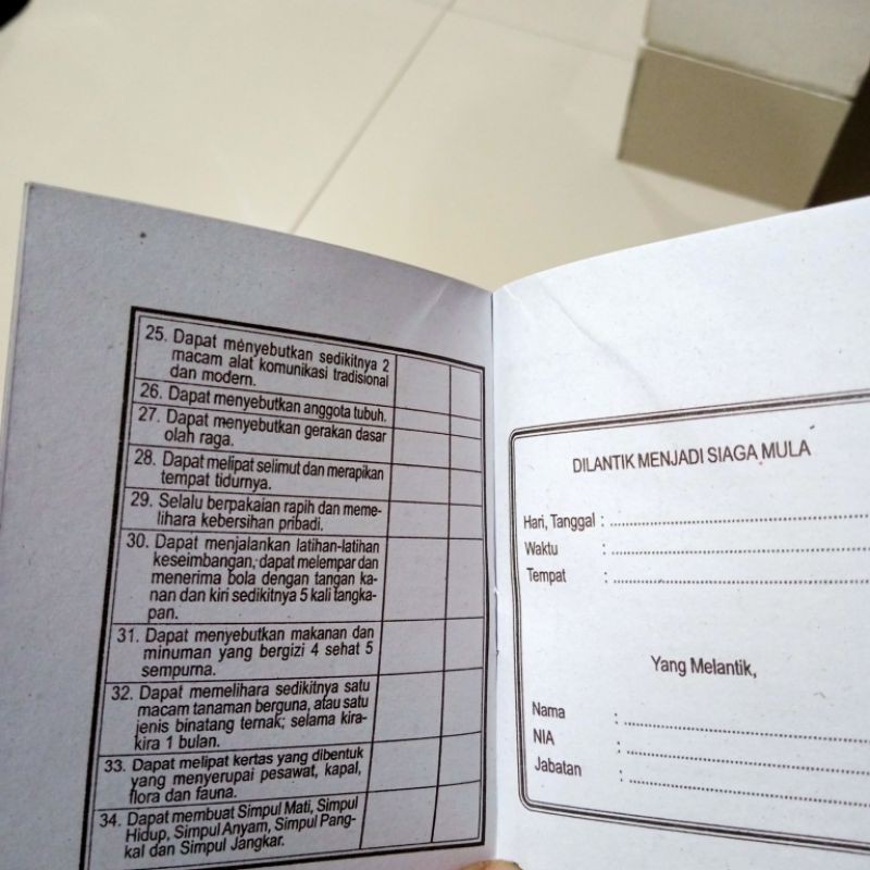 buku syarat syarat kecakapan umum A6 (9.5×13cm)