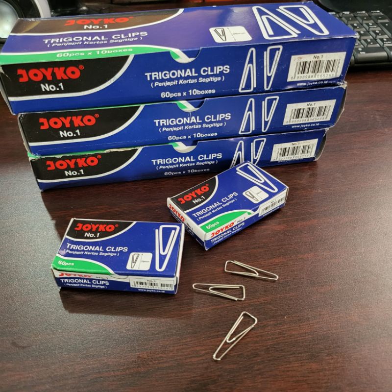 

Clip Kertas / Paper clip / Trigonal Clip No. 1 Joyko atk