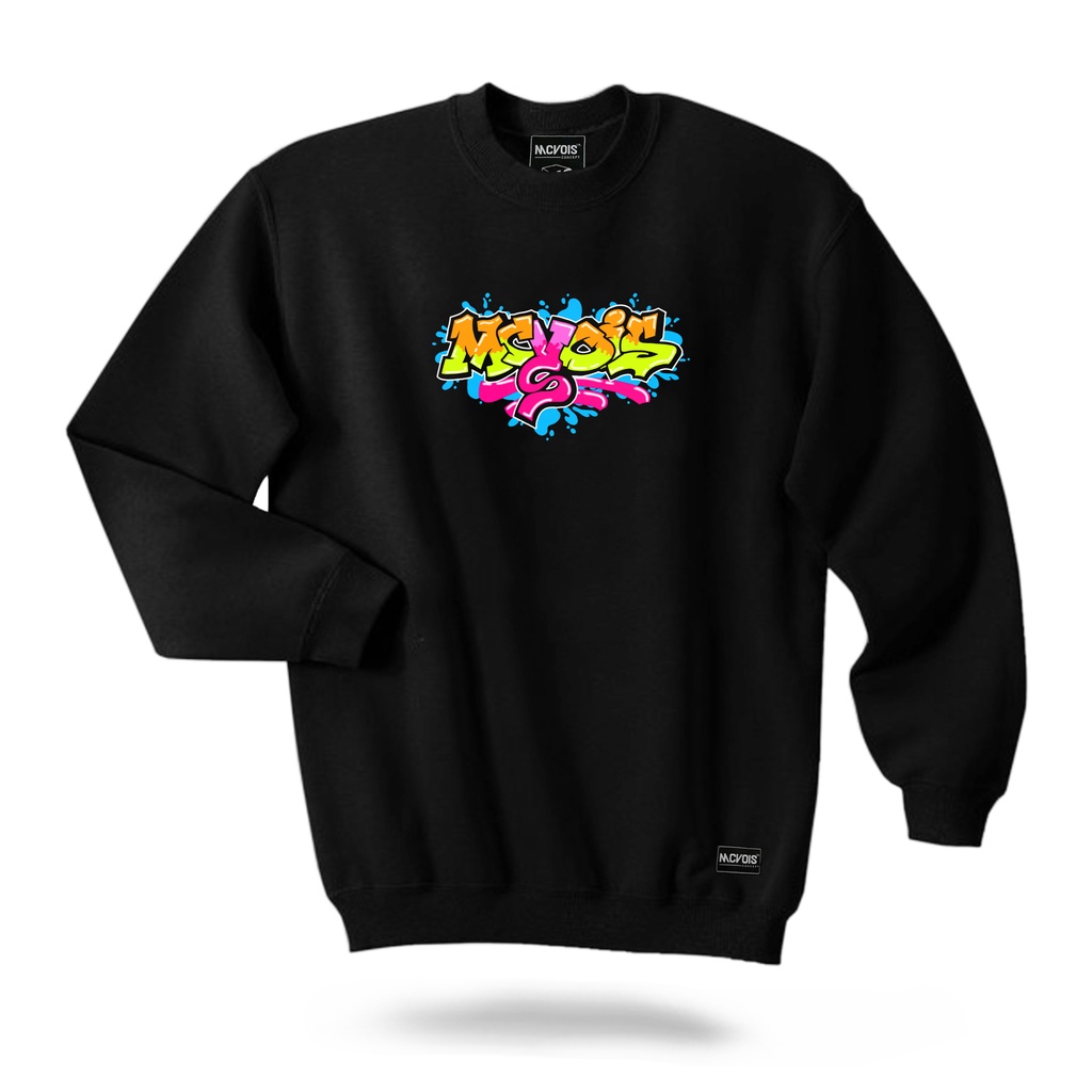 Mcvois Sweater Crewneck Graffity 7 Pria Wanita Premium Distro