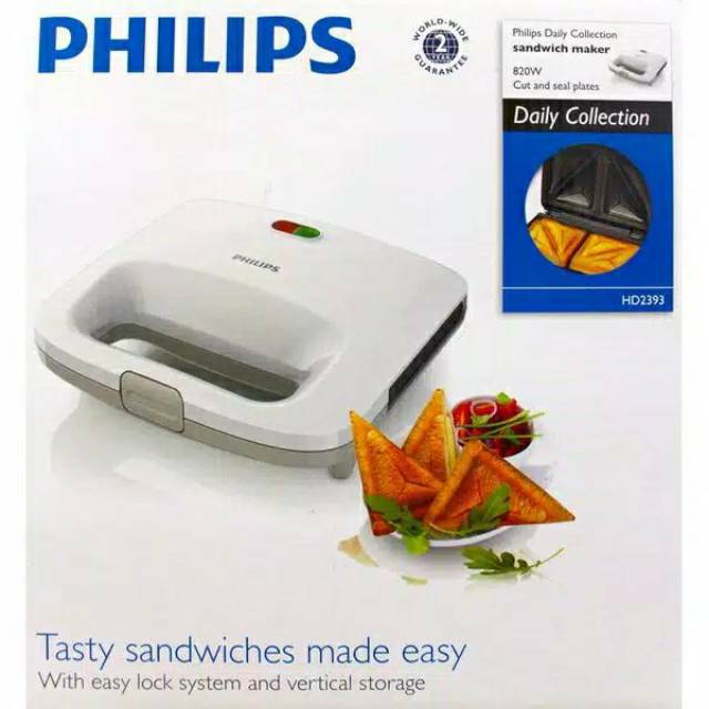 Toaster Roti Sandwich Philips HD-2393 / Panggangan Roti