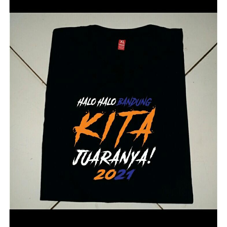TSHIRT BAJU KAOS PERSIJA DAY JUARA / THE JAKMANIA JUARA 2021 / KAOS SUPPORTER BOLA FANS