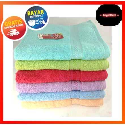 Handuk Leher 30 x 70 merk Merah Putih / Handuk Muka Merah Putih / Handuk Leher Merah Putih