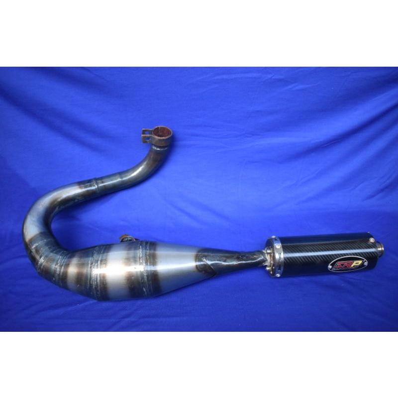 knalpot vespa srp kiri karbon