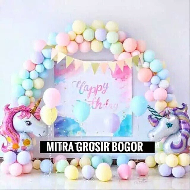 [READY 12 inch] Balon Warna Pastel / Macaron Balon Pesta Balon Ulangtahun Tebal ukuran 12 inch