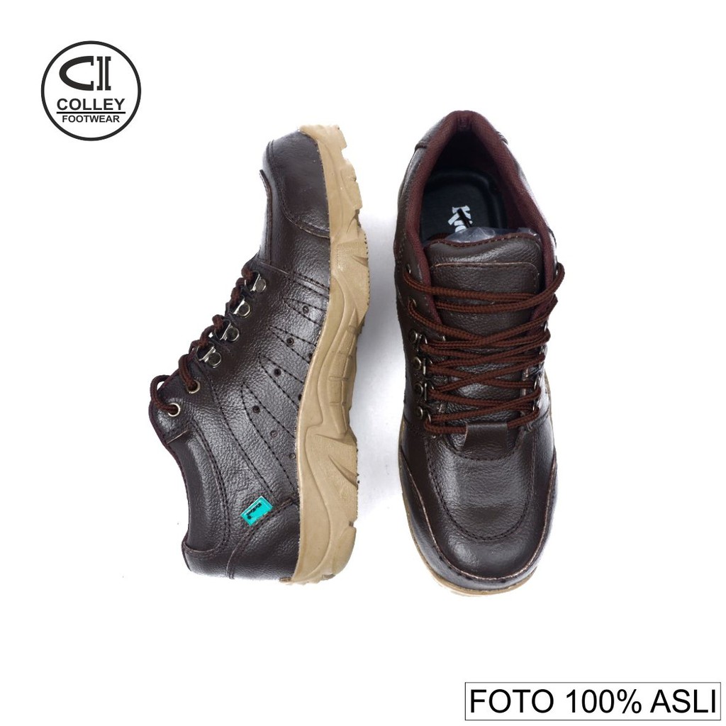 COD - SEPATU BOOT 100% KULIT ASLI / SEPATU GUNUNG / BOOT PENDEK OUTDOOR / BOOTS CLY-BOO.010