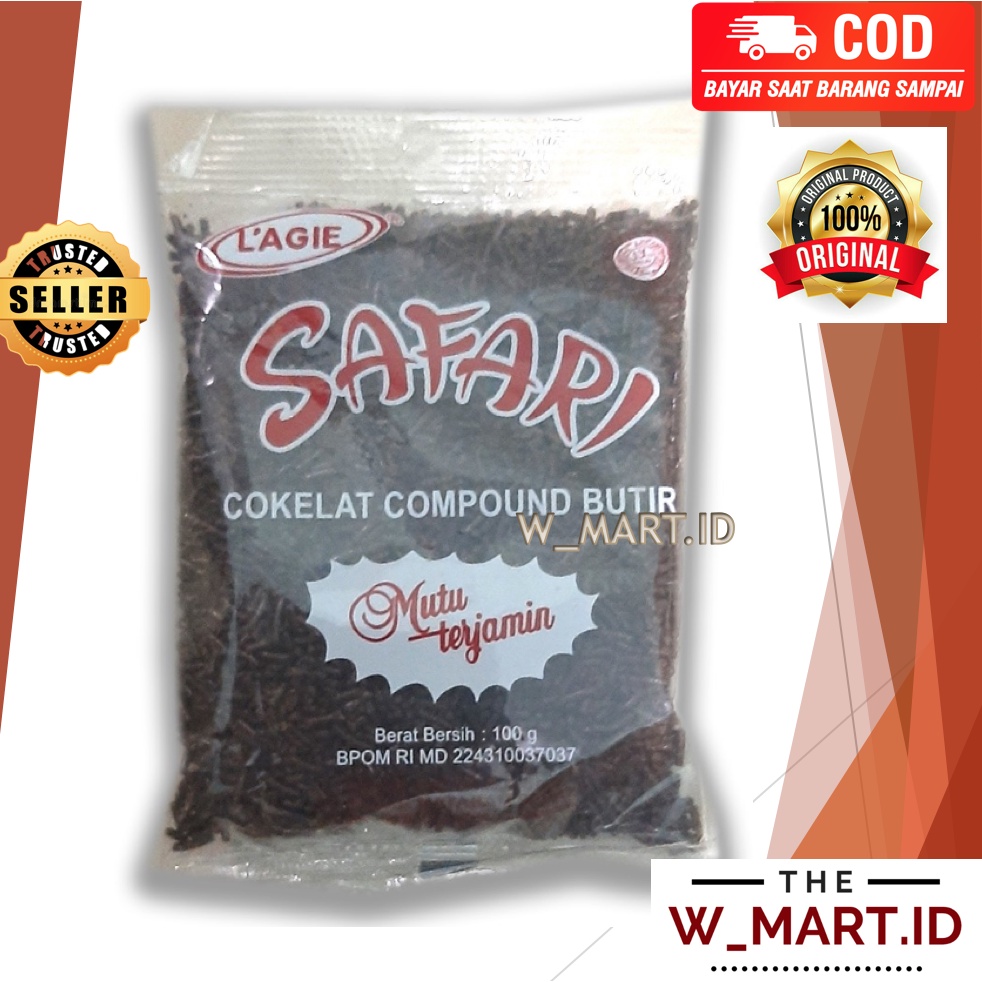 

LAGIE L'AGIE SAFARI CERES MEISES COKLAT CHOCOLATE COMPOUND 100 GR