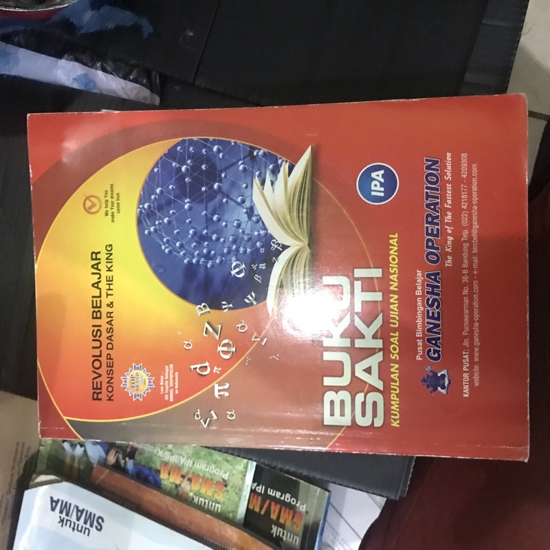 BUKU SAKTI GANESHA OPERATION IPA KUMPULAN SOAL UN GO