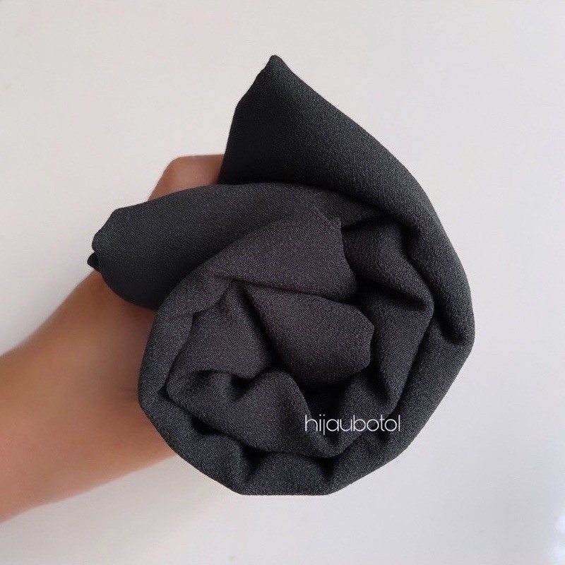 pashmina instan giona giani JAHIT TEPI RAPI / pasmina instan / hijab instan-Ijo botol