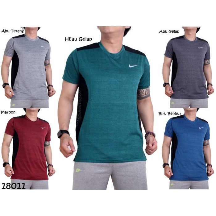 Best Seller Dry Fit | Kaos Olahraga Running Import Pria Go Grade Ori Dri