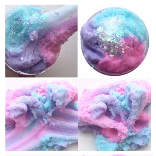 [ORGM] Mainan Slime 3 warna Slime Fluffy Cupcake