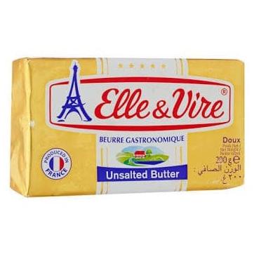 

(BISA COD) Elle Vire Unsalted packets butter 200 gr OBRAL Kode 92