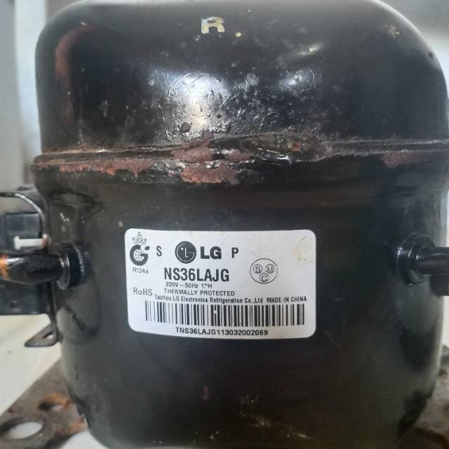 Mesin kompresor kulkas lg 1 pintu