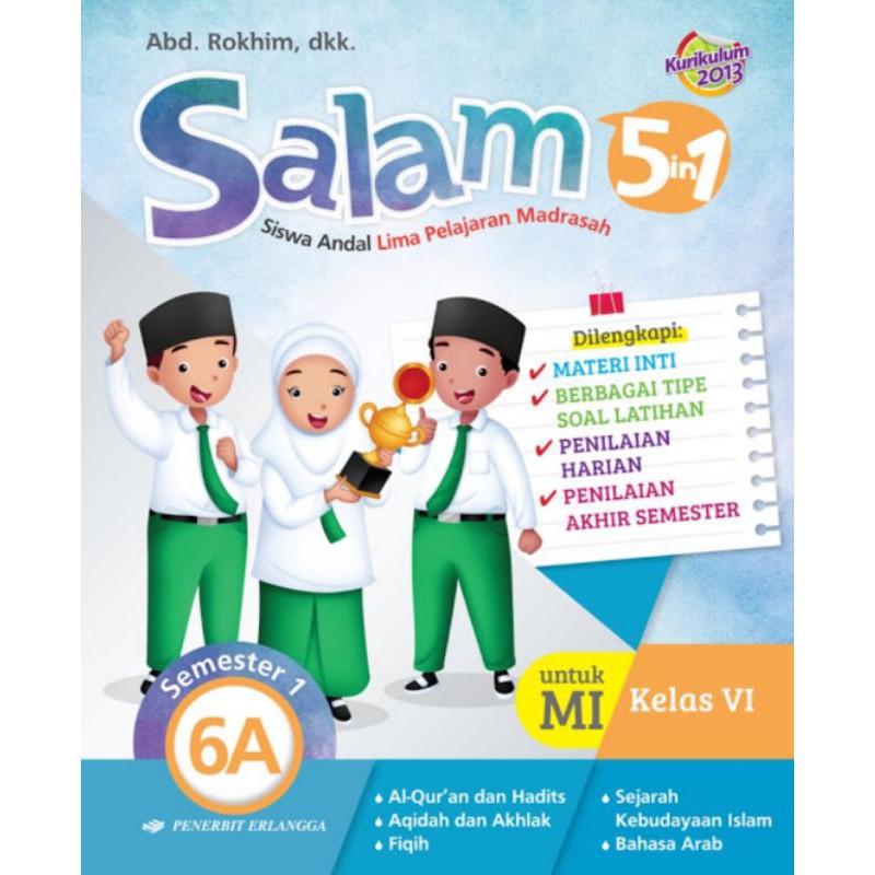 Buku Salam 5 In 1 Jilid 6A SD/MI Erlangga