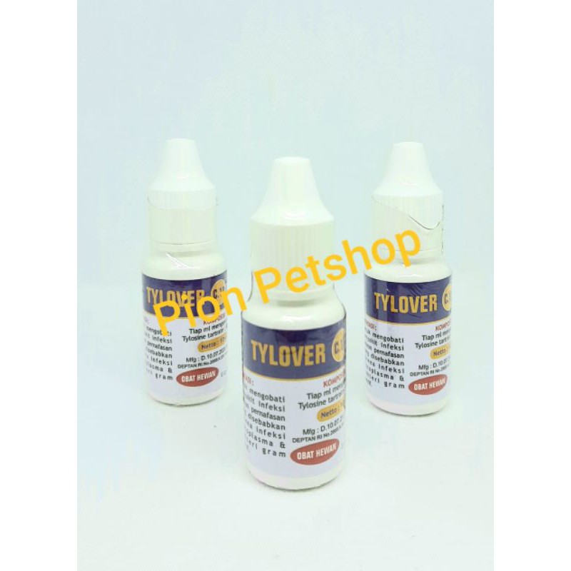 TYLOVER 10 ml Obat Flu dan Batuk Patten untuk anjing dan kucing