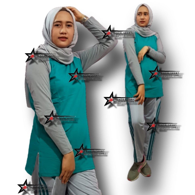 Setelan Baju Olahraga Muslim Setelan Olahraga Muslim Wanita Shopee Indonesia