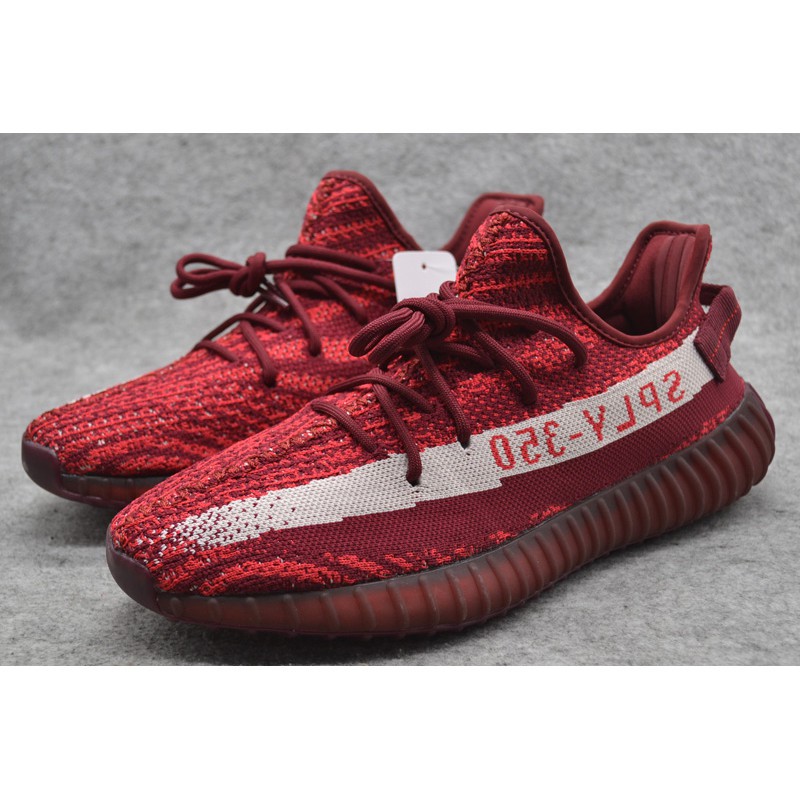 ADIDAS Yeezy Boost V2 SPLY 350 Red Wine Perfect Kick Original PK