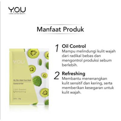 YOU My Skin Matte Face Mask Masker YOU 22 gr