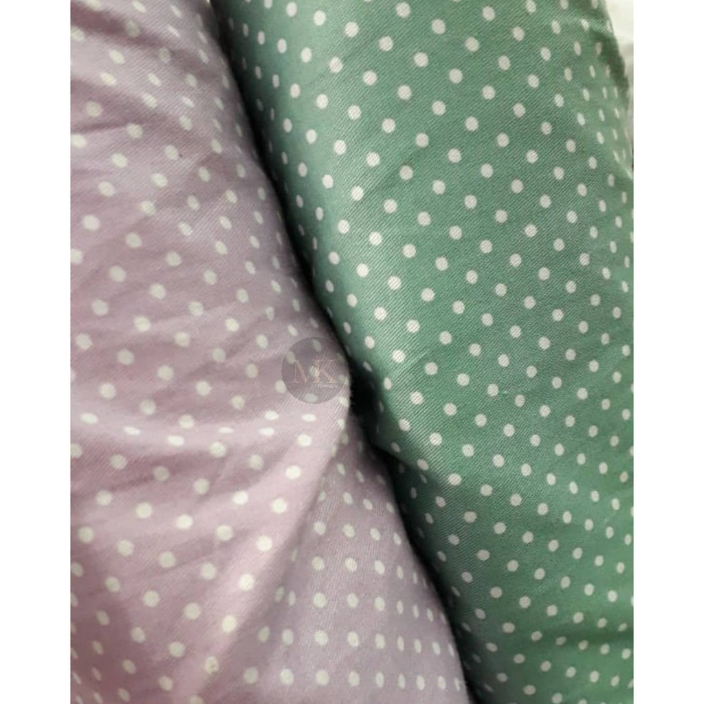 Kain Katun Motif Polkadot &amp; Hati