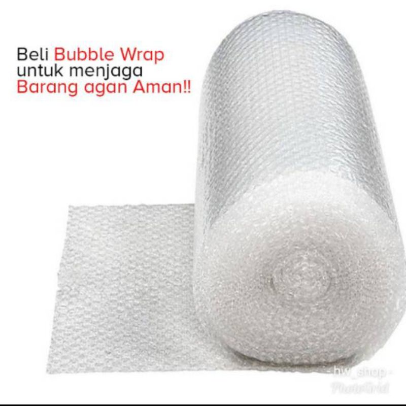 Paking Tambahan Buble wrap dan kardus Menghindari Barang Rusak/Pecah