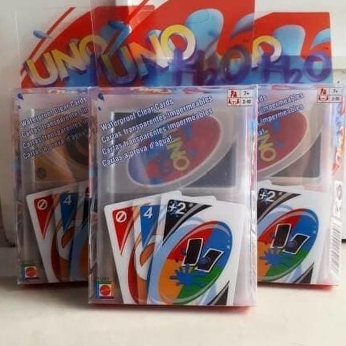 Uno card H2O waterproof kartu uno plastik tahan air Kode 1326