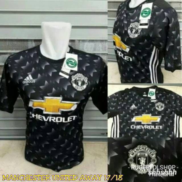 JERSEY MANCHESTER UNITED AWAY 2017/2018 GRADE OFFICIAL LIGA INGGRIS