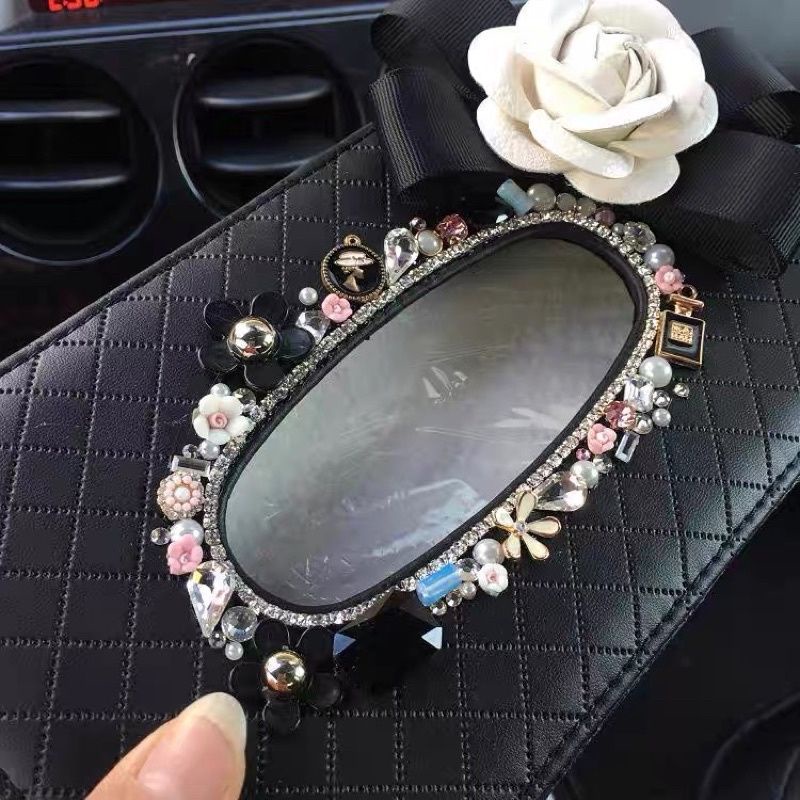 tempat tissue mobil sunvisor bunga rose putih blink SUNVISOR TEMPAT tissue mobil kotak tisu bunga lily ORGANIZER MOBIL tempat tissue mobil