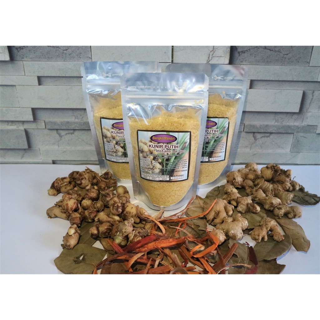 

Kunir Putih Instan Jamu Instan Bangkit Mandiri Minuman Sehat Minuman Herbal Jamu instan Bubuk Herbal