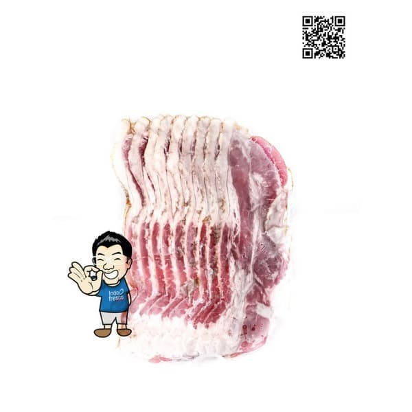 

PROMO SMOKED BEEF BACON SILCE- DAGING SAPI ASAP 500G TERMURAH