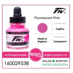 

Cat Aklirik Daler Rowney FW Ink 29.5 ML Fluorescent Pink 160029538