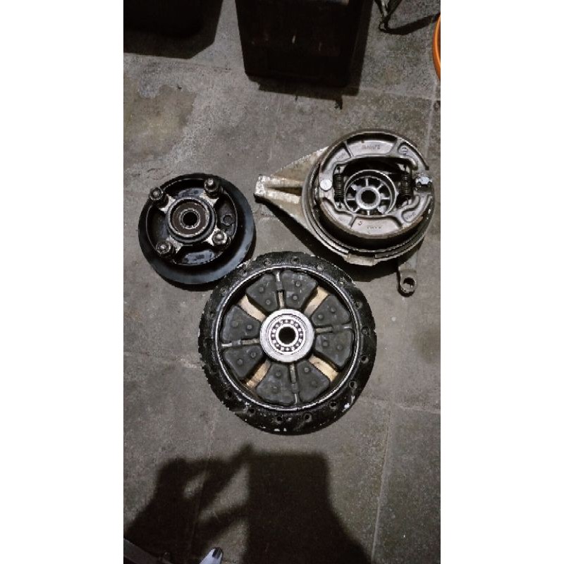 tromol belakang ori Megapro mono shock MP mono PNP as Tiger belakang