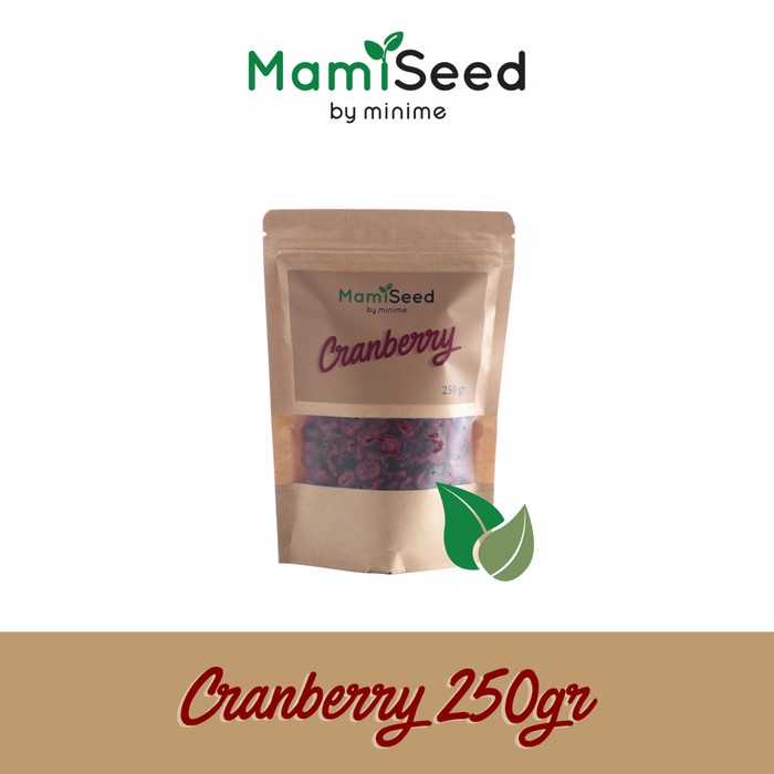 

(BISA COD) MAMISEED Dried Cranberry 250gr