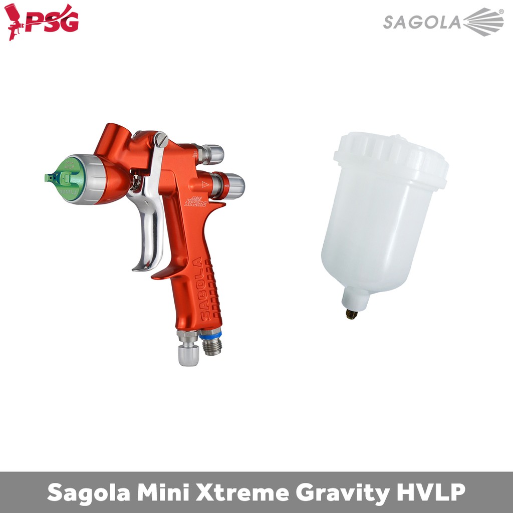 Sagola Mini Xtreme Gravity Spraygun Set - HVLP