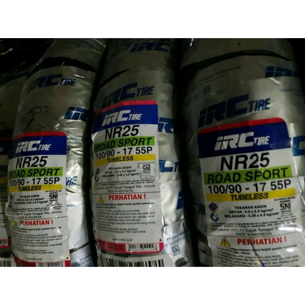 SPAREPART Ban IRC Tubeless 100 90-17