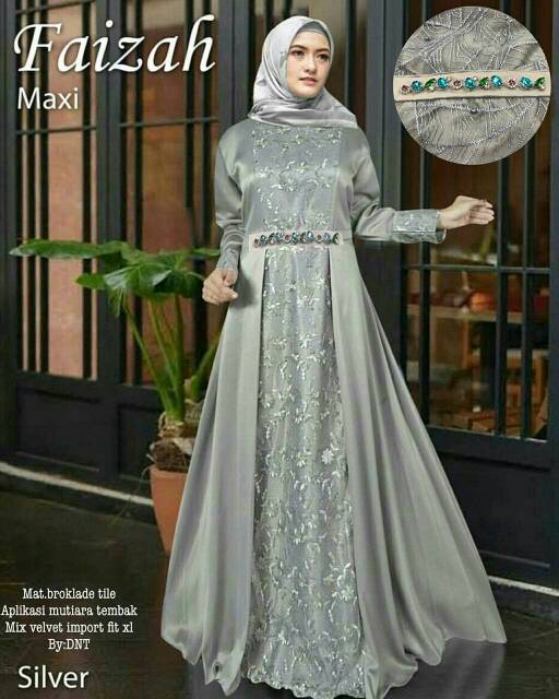 BAJU GAMIS BAJU GAMIS MUSLIM WANITA GAMIS MODERN GAMIS MAXY GAMIS FAIZAH MAXY