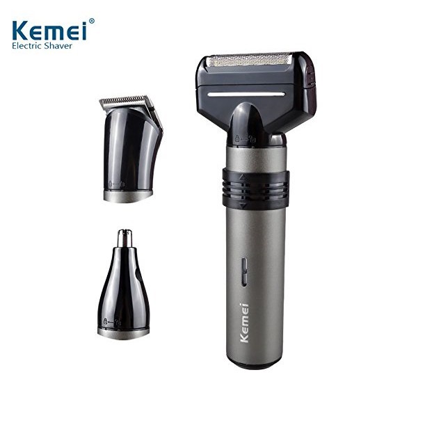 AKN88 - KEMEI KM-1210 Pencukur 3 in 1 Rambut Kumis Dan Bulu Hidung