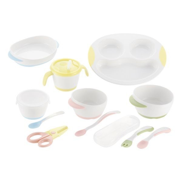 RICHELL LO BABY FOOD COOKING SET B / TLI FEEDING SET (Peralatan Makan MPASI Bayi) / Perlengkapan Makan Bayi