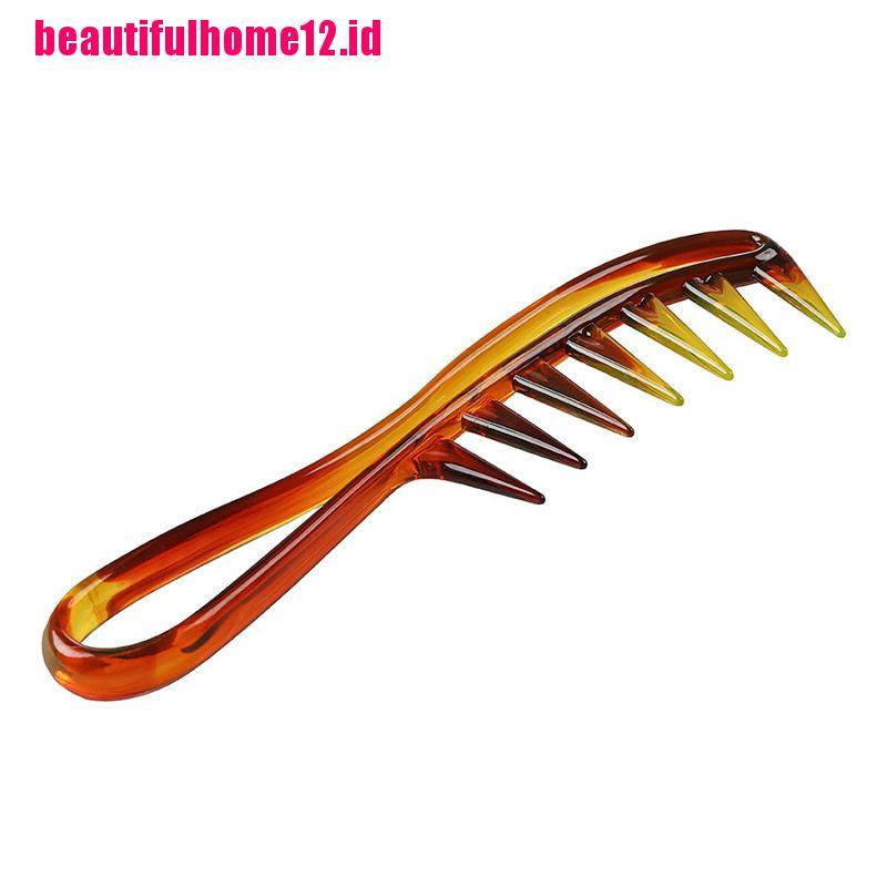 Sisir Rambut Anti Statis Model Gigi Lebar