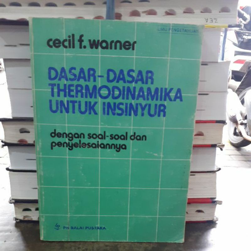 

BUKU ORIGINAL DASAR DASAR TERMODINAMIKA UNTUK INSINYUR DG SOAL DAN PENYRLESAIAN