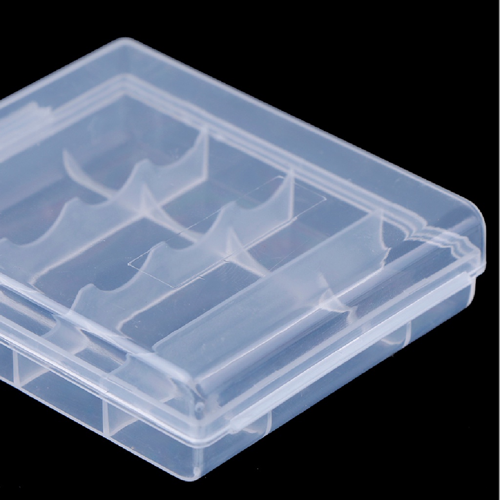 Case Holder Penyimpanan 4 Baterai Aa Aaa 14500 10440 Bahan Plastik