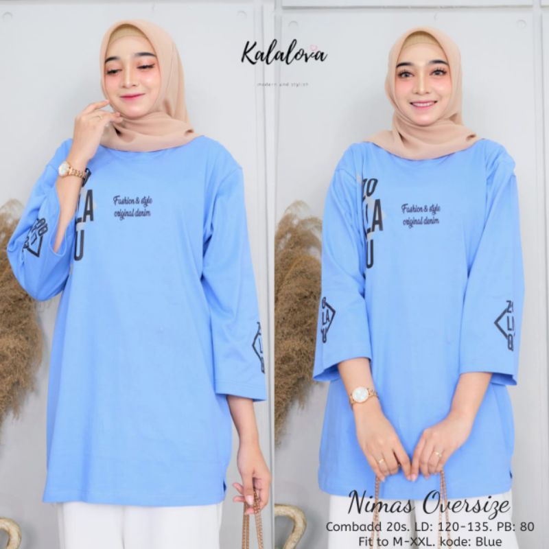 Tunik Katun Combad Motif Zolaqu Premium. kaos Tunik Wanita Murah Terbaru Kekinian jumbo oversize original by Kalalova