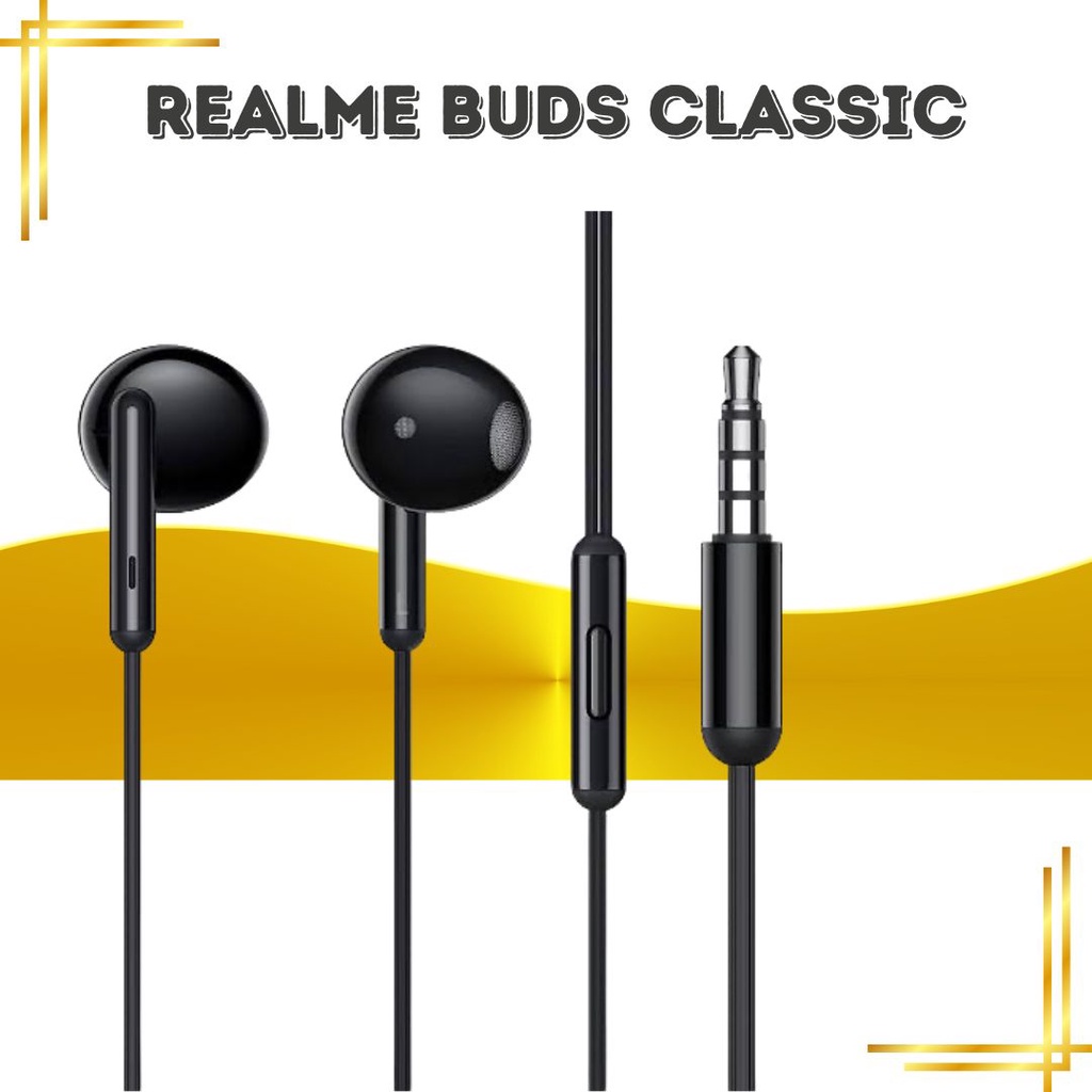 Handsfree Headset Earphone Realme Buds Classic